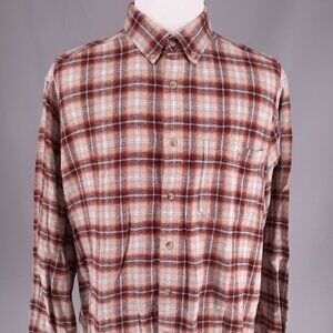 Woolrich Flannel Plaid Long Sleeve Shirt Men's XL  Button Down Workcore Outdoor